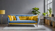 © seven sheep - A stylish room with a sofa. One room. Living alone.