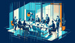 © DRN Studio - Concept vector illustration of business situation.