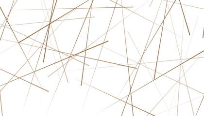  Random chaotic lines abstract geometric pattern, Golden and white geometric pattern