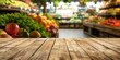An Abundance of Colorful Fruits and Vegetables Lined up at a Local Grocery Market, Inviting Healthy Lifestyle Choices, Generative AI