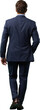 © piasinga - realistic business man walking back view isolated