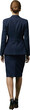 © piasinga - realistic business man walking back view isolated