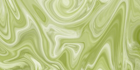 Abstract fluid art background light green and olive colors. artistic style Liquid Marble Texture for Background. abstract horizontal marble background pattern can used for wallpaper.or skin wall tile.