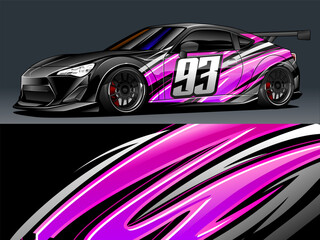 Wall Mural - Modern Style Car Wrap and Livery Design