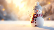 Happy Moments With Christmas Snowman