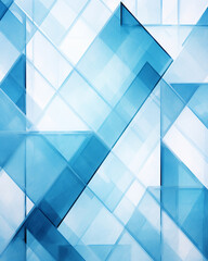 Wall Mural - Abstract gemetrical blue background  with textured layers