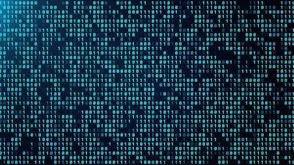 Abstract computer programming code as technology background. Technology concept: hex-code digital background. animation