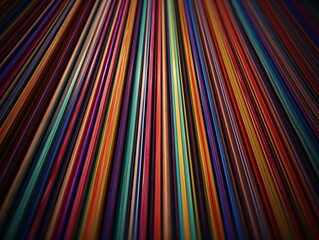 Wall Mural - Colorful vertical stripes background Parallel Multicolored lines texture