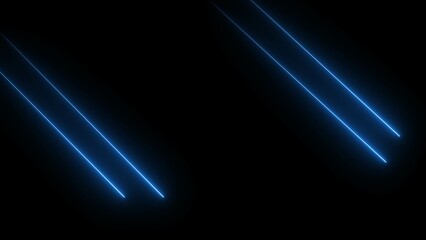 Wall Mural - Neon stripes line illustration background.