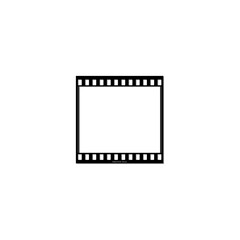 Poster - Film strip frame icon isolated on transparent background