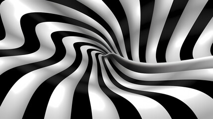 Poster - Optical illusion, charming abstract pattern background