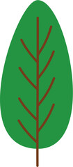 Wall Mural - pine tree cartoon clipart