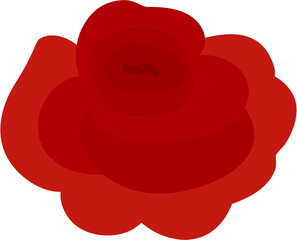 Wall Mural - red rose cartoon clipart