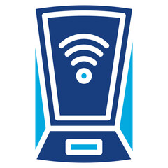 Wall Mural - Scanning Device icon vector image. Can be used for Biometrics.