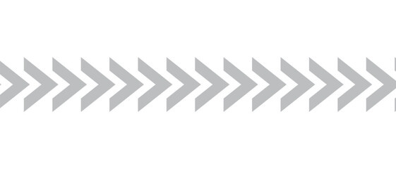 Poster - abstract seamless repeatable grey arrow symbols vector.