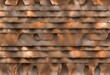 Rusty Corrugated Metal Texture