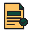 © Blacker Studio - Arsip Document File Folder Filled Outline Icon