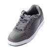 Grey sneakers isolated on white background. New footwear minimal casual style. with clipping path