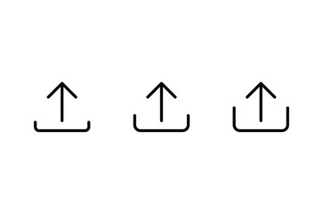 Wall Mural - upload icon vector. upload symbol icon