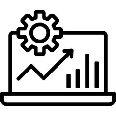 Canvas Print - Results Report Icon