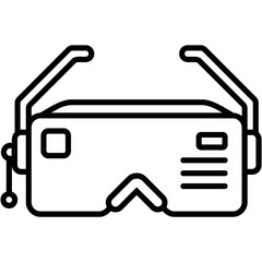 Wall Mural - Vr Glasses Icon