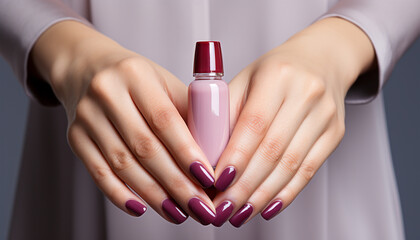 Poster - Women elegance in fashion manicure, nail polish, beauty treatment, glamour generated by AI