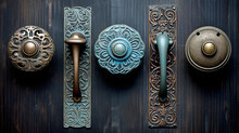 Old Door Knockers And Door Handles