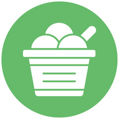 Sticker - Ice Cream Cup Icon