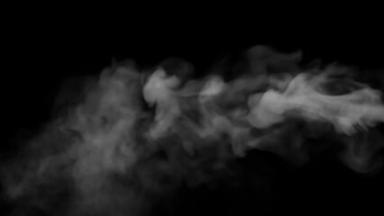Wall Mural - Realistic smoke, dry ice, clouds, fog overlay perfect for compositing into your shots