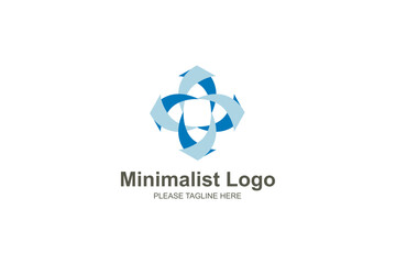 Business minimalist logo design