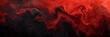 Red Liquid with Black Swirls in the Style of Dark foreboding Colors - Realistic Textures Abstraction Creation Marble Unearthly Chaotic Environments Background created with Generative AI Technology