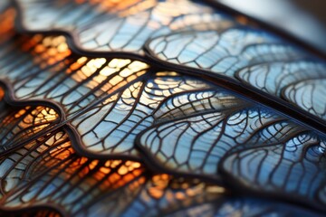 Wall Mural - close-up of intricate patterns on a butterfly's wing