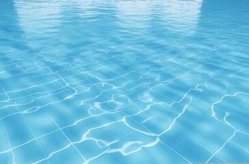Aufkleber - Texture of water in swimming pool for background