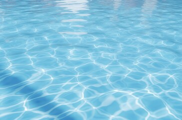 Aufkleber - Texture of water in swimming pool for background