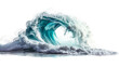 © Anoo - A powerful and towering ocean wave crashes and breaks with incredible force. Isolated