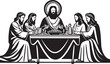 Christ Last Supper Illustration