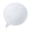 © shital - white paper speech bubble cutout isolated on transparent background
