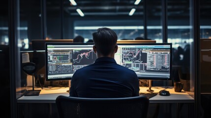 IT professionals work in peace and quiet and develop their programming skills