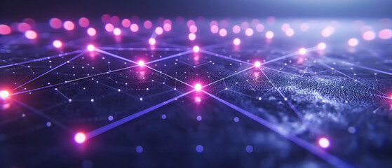Networked reality, an abstract mesh of connectivity, illustrating the complex web of digital communication