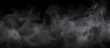 White smoke on black background realistic smoke overlay for different projects design background for promo trailer titles text opener backdrop.AI Generative