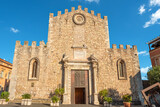 Fototapeta Londyn - Cathedral of Taormina. Sicily, Italy