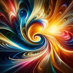 Wall Mural - abstract texture wallpaper and background with swirls and curves in vivid colors. artistic pattern d
