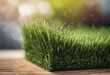 Artificial grass close up