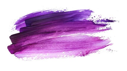 Poster - Purple watercolor texture paint stain Shining brush stroke for you amazing design project