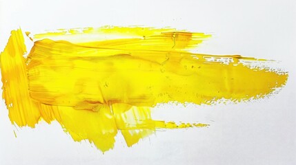 Wall Mural - yellow watercolor texture paint stain Shining brush stroke for you amazing design project