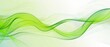 green smooth business lines wave curves on gradient abstract background