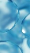 Liquid Blue Oil Bubbles Cosmetic Macro Close Up Beauty Gel Background