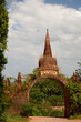 Entrance gate of Khao Na Nai Luang Dharma Park. Surat Thani province. Thailand