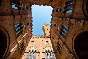 Poster - Town Hall - Siena - Italy