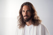 a cheerful portrait of the resurrected Jesus for Easter, generative AI